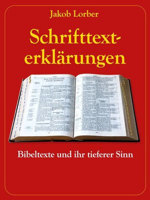 cover image of Schrifttexterklärungen